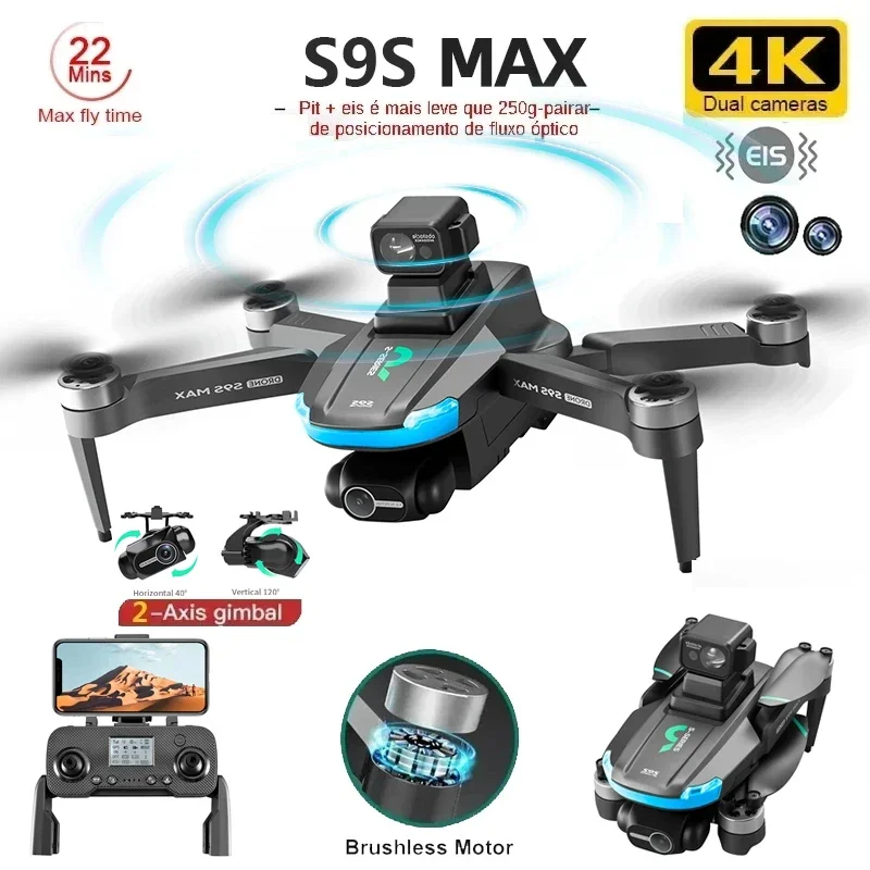 NEW S9S MAX MINI Drone 4K 2-Ax - Top Rc Hobby Mini Xcub ulasan dan harga